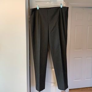 NWT Talbots curvy size 16 dark gray pants